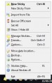 Kontextové menu programu z hlavní lišty Windows