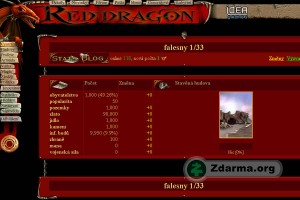 red dragon obrazovka