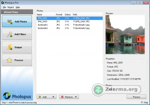 Výběr upravovaných fotografií s Photopus