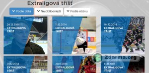 Náhled archivu jednotlivých dílů