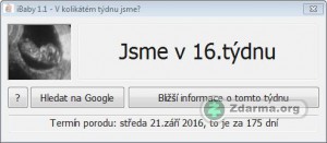 Aktuální týden těhotenství a termín porodu