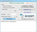 V základním rozhraní najdete výpis o všech proběhlých operacích a nastavení programu SEASoft Screenshot Online
