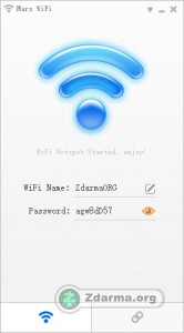 Nastavení SSID a hesla