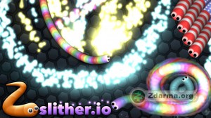 Ukázka ze hry Slither.io