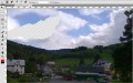 V editoru Photopea je možné používat výběry lasem nebo kouzelnou hůlkou s nastavením tolerance. Efekty lze aplikovat pouze pro vybranou oblast nebo více oblastí, které jsou vrstvami.