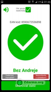 Vzhled appky Bez Babiše (Bez Andreje) jestliže výrobek nevyrobila žádná z firem Andreje Babiše