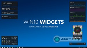 Widgety na pracovní ploše
