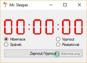 ukázka prostředí před spuštěním
