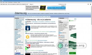 Min má velmi jednoduché rozhraní s nabídkou a adresním řádkem. Nehledejte žádné další panely.
