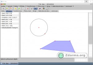 Kreslení geometrických útvarů