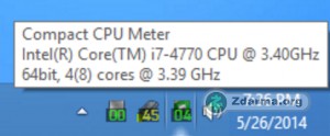 Sledování CPU