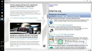 Prohlížení více, v tomto případě dvou, webů současně