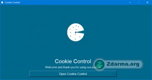 Spuštění prohlížeče cookies