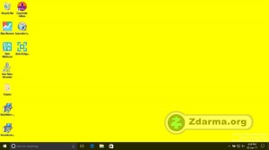 Změna barvy pozadí plochy se děje buď za pomoci dvojkliku...