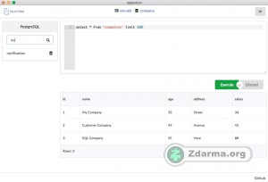Správa PostgreSQL databáze