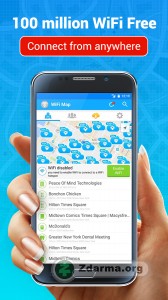 obrovská databáze přístupů k WiFi sítím