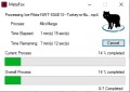 Průběh převodu v programu MetaFox