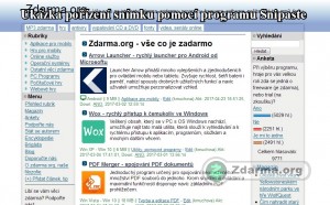 Ukázka vytvořeného snímku