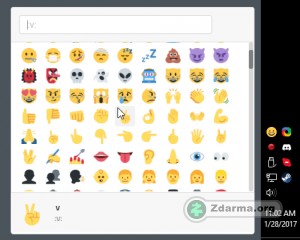 Vyhledávání emoji