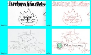 automatická detekce hran a převod na vektorovou grafiku
