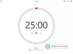 Rozhraní programu Zen Focus