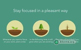Růst stromů v aplikaci Forest: Stay focused