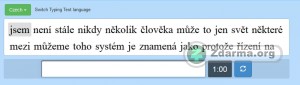 Takto vypadá testovací pole