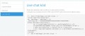 Vložení JS kódu do HTML head pro aktivaci chatu na stránce