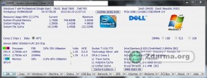 Hlavní okno se základními informace o PC (výkon, velikost RAM, operační systém...)