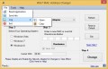 Položky menu Soubor programu se zobrazením logu