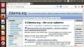 Webový prohlížeč, s poslední verzí Firefoxu