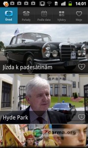 iVysílání pro Android na mobilu