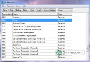 Náhled aplikace BS1 General Ledger