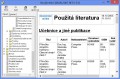 Kniha obsahuje i použitou literaturu