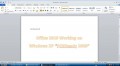 MS Word 2010 spuštěný na systému