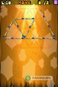 Řešení trojúhelníka ve hře Matches Puzzle