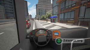 Hra nabízí i pohled zpoza volantu autobusu