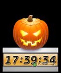 Verze hodin v podobě Halloweenu