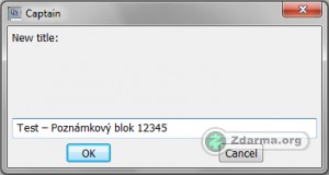 Ukázka funkce programu