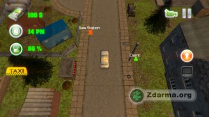 Ukázka ze hry Grand Taxi Driver 3D