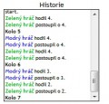 Šikovná je historie všech hodů a postupu figur