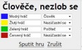 Můžete si zvolit i vlastní jméno soupeře