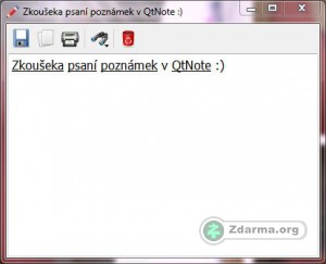 Psaní nové poznámky