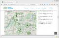 Vyhledání tras z databáze na mapě