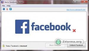 Blokovaný přístup k Facebooku