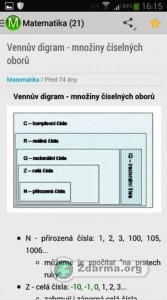Ukázka zápisku z Matematiky