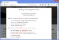 Při procesu převádění do PDF se zobrazí tato informace