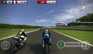 Ukázka ze závodu v SBK15 Official Mobile Game
