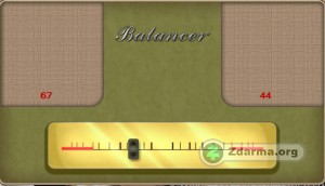 V podstatě jediné okno aplikace Audio Balancer, která je opravdu hodně minimalistická