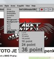 Nastavení velikosti textu